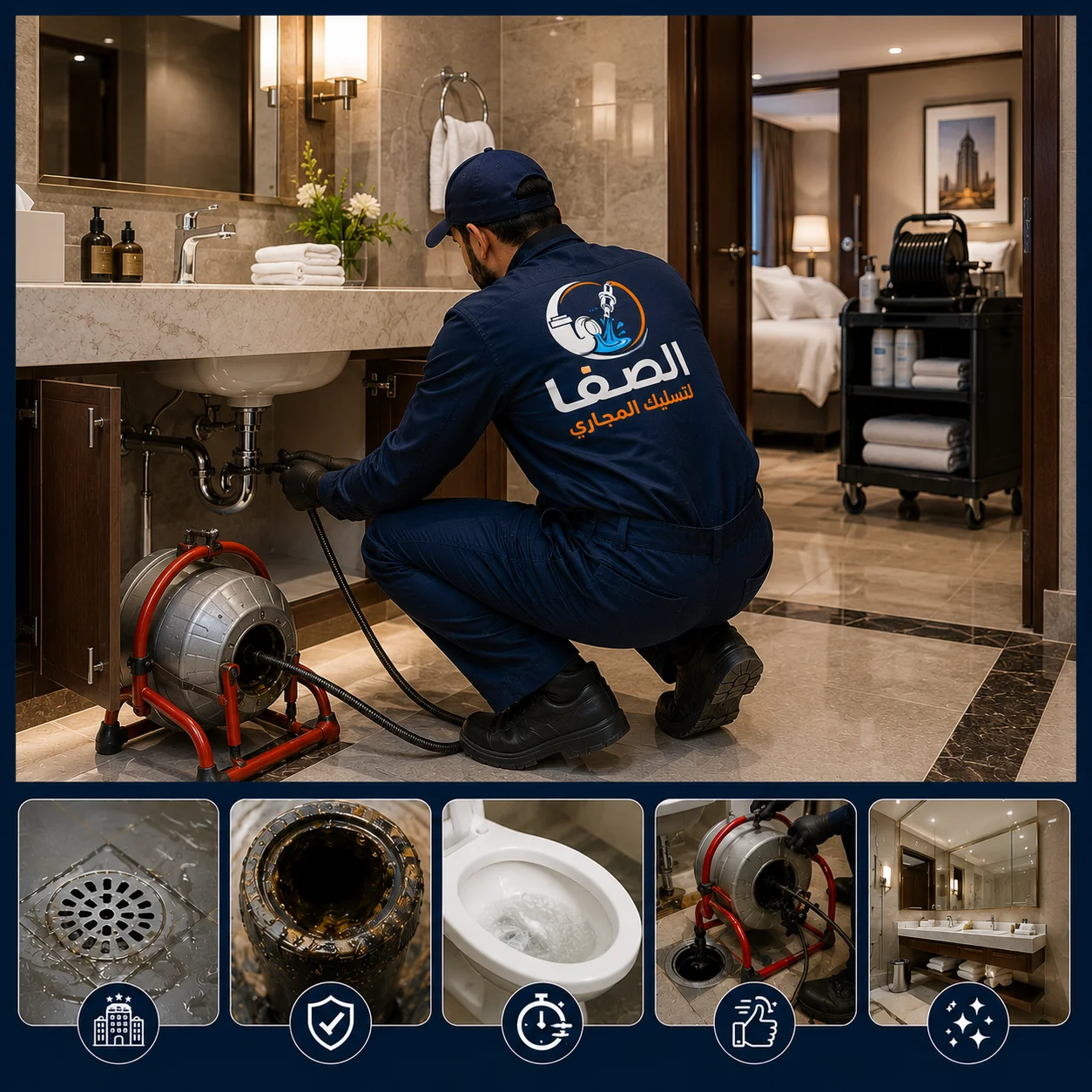 شركة تسليك مجاري المنشأت