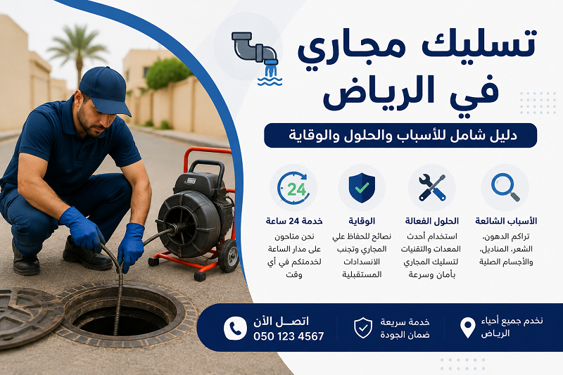 تسليك في الرياض - مجاري وصرف شركة